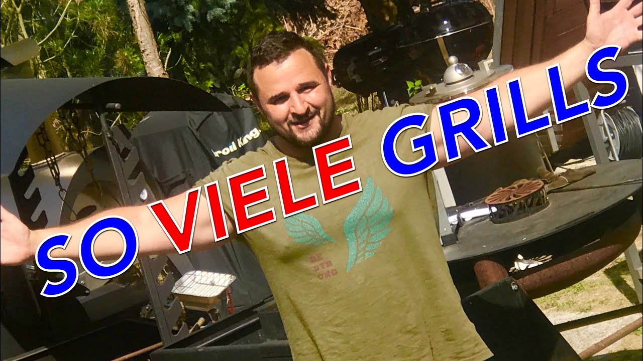 WIE VIELE GRILLS und SMOKER habe ich ??? RUNDGANG --- Klaus grillt