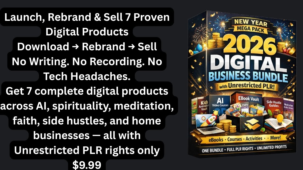 🎄 7-in-1 Christmas Profit Bundle w/ Unrestricted PLR Review 🎄