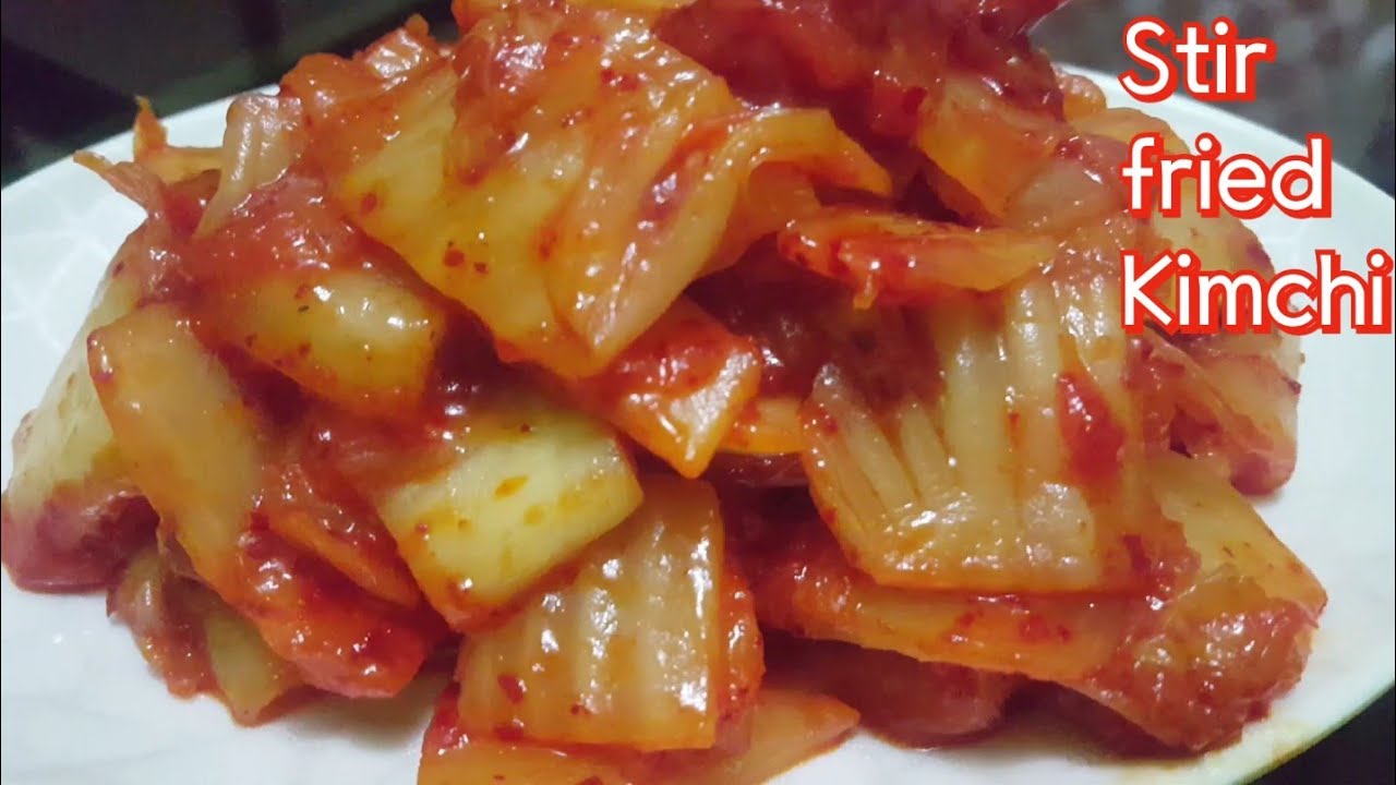 How to cook Stir-fry kimchi  Bokkeum (side dish)