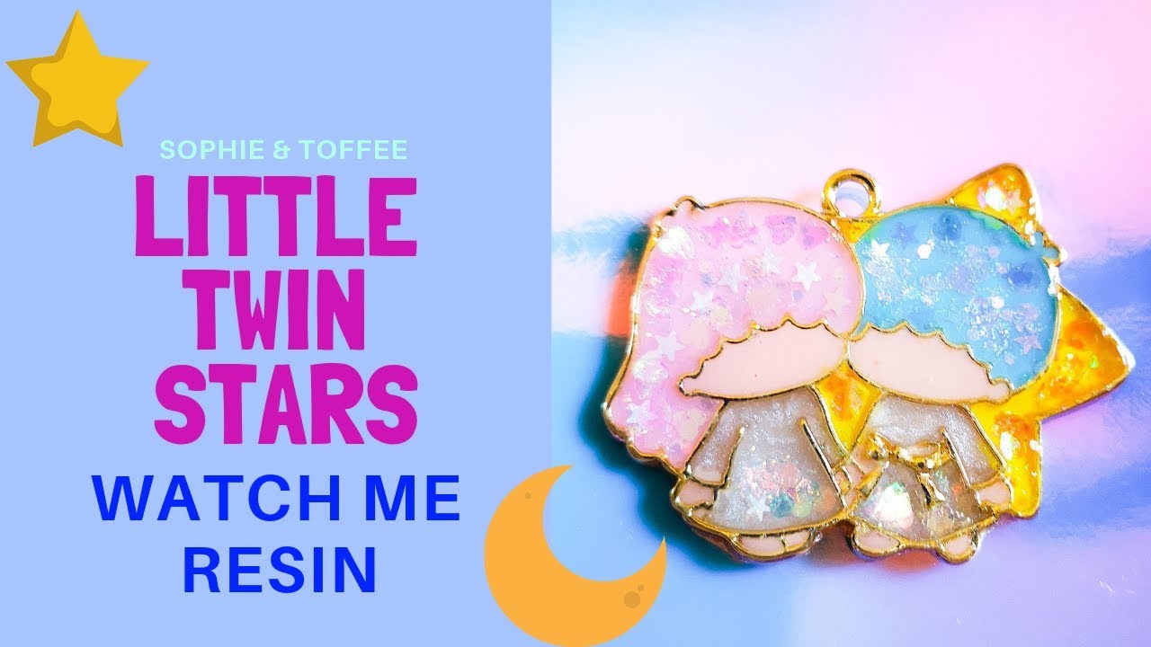 Little Twin Stars UV resin Tutorial | The Elves Box - Premium July - Sophie and Toffee