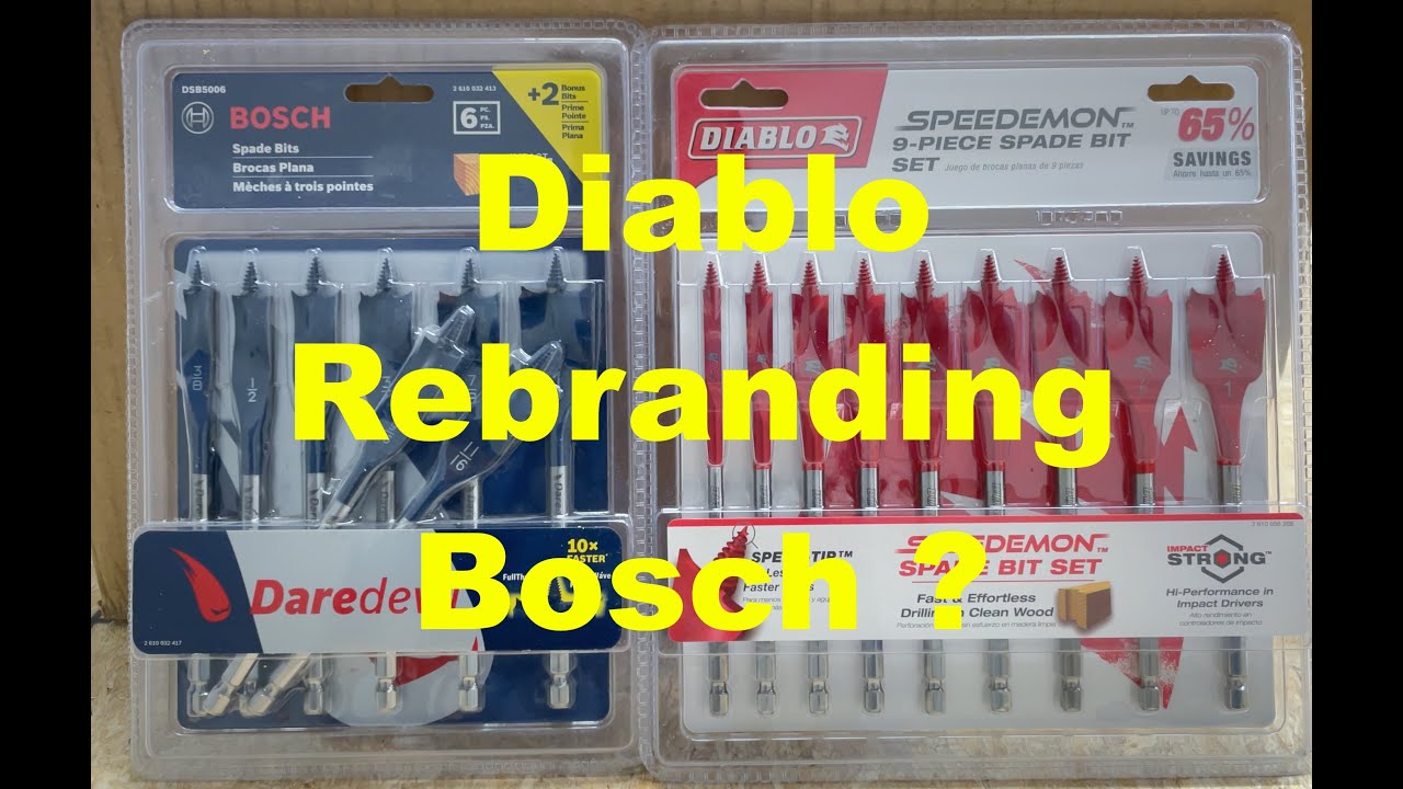 Diablo Speed Demon spade bit review | Rebranded Bosch dare devil
