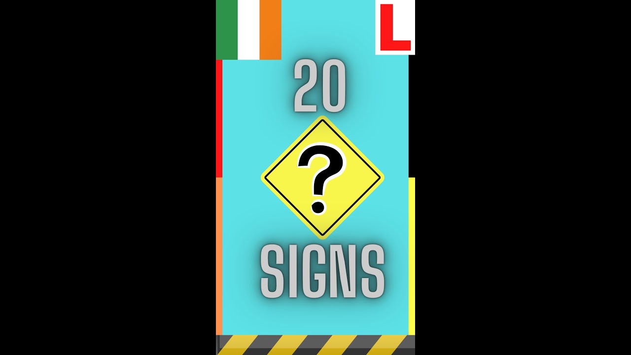 20 Road Signs In Under A Minute #shorts