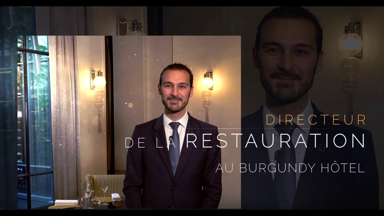 Directeur de la Restauration à l'Hôtel Burgundy Paris *****