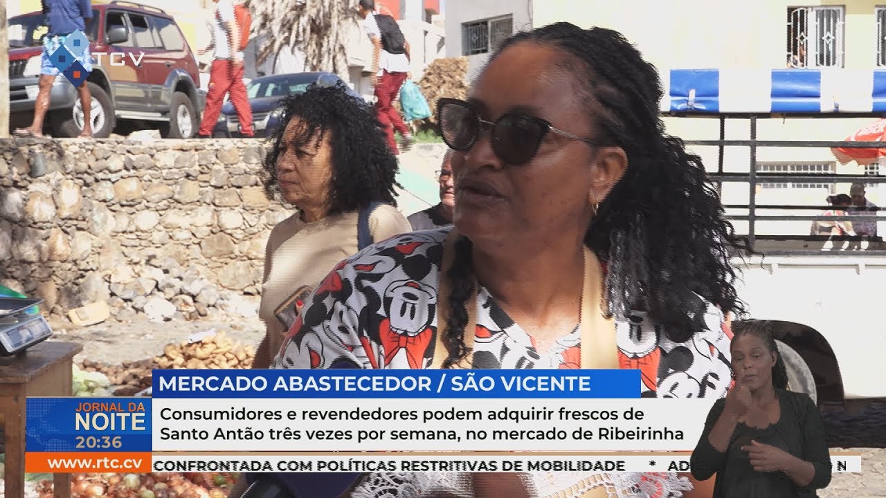 Frescos de Santo Antão disponíveis 3 vezes por semana no mercado da Ribeirinha