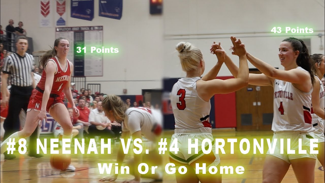 UCONN Commit Allie Ziebell & Maryland Commit Rainey Welson Go Off! | #8 Neenah Vs #4 Hortonville