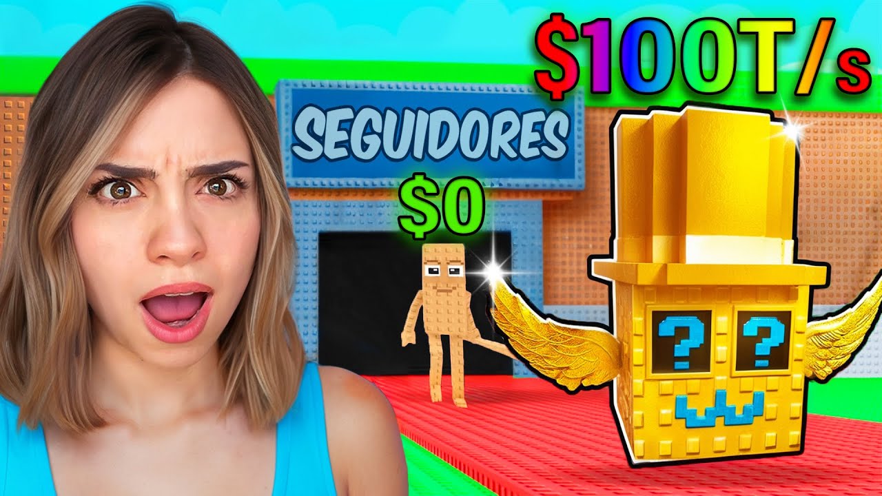 Pase de $0 a $100T CON SEGUIDORES en STEAL A BRAINROT 😱🤑