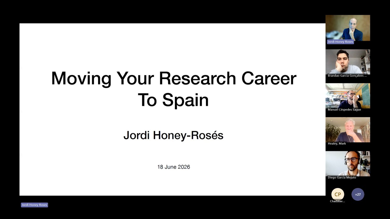 Moving Your Research Career to Spain