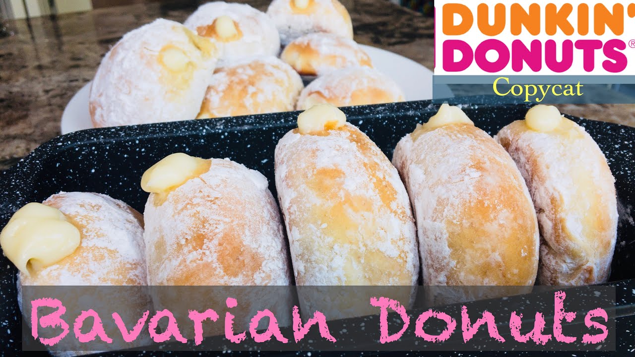 Bavarian filled Baked donuts (dunkin donuts copycat) | Papay Bread ATBP