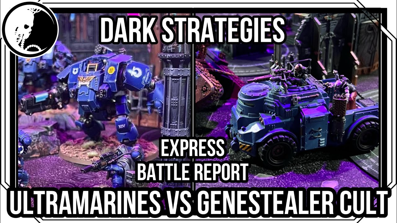 Adeptus Astartes vs Genestealer Cult 1000 Point Express Battle Report + Warhammer 40K 9th Edition