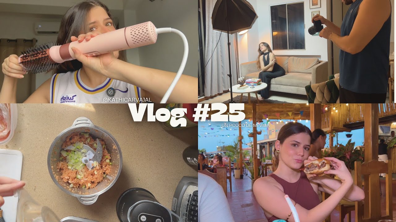 Sesión de fotos,  recetas y evento especial - Vlog 25