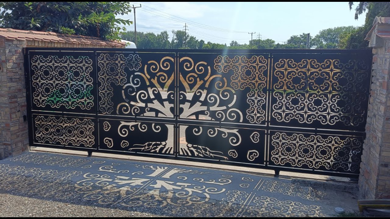 Lasersko sečenje metala, dekorativna kapija #laserskosecenje #lasercutting #lasercuttingservice