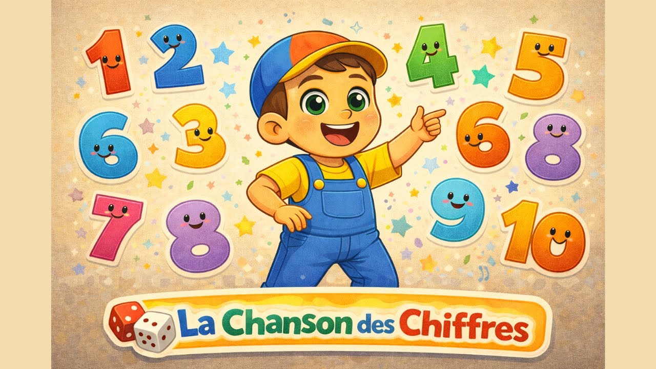 💃La chanson des chiffres💃- comptine pour enfants