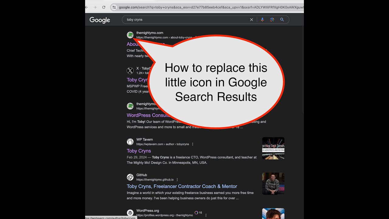 How to Update and Replace Your Favicon Icon in Google Organic Search Results