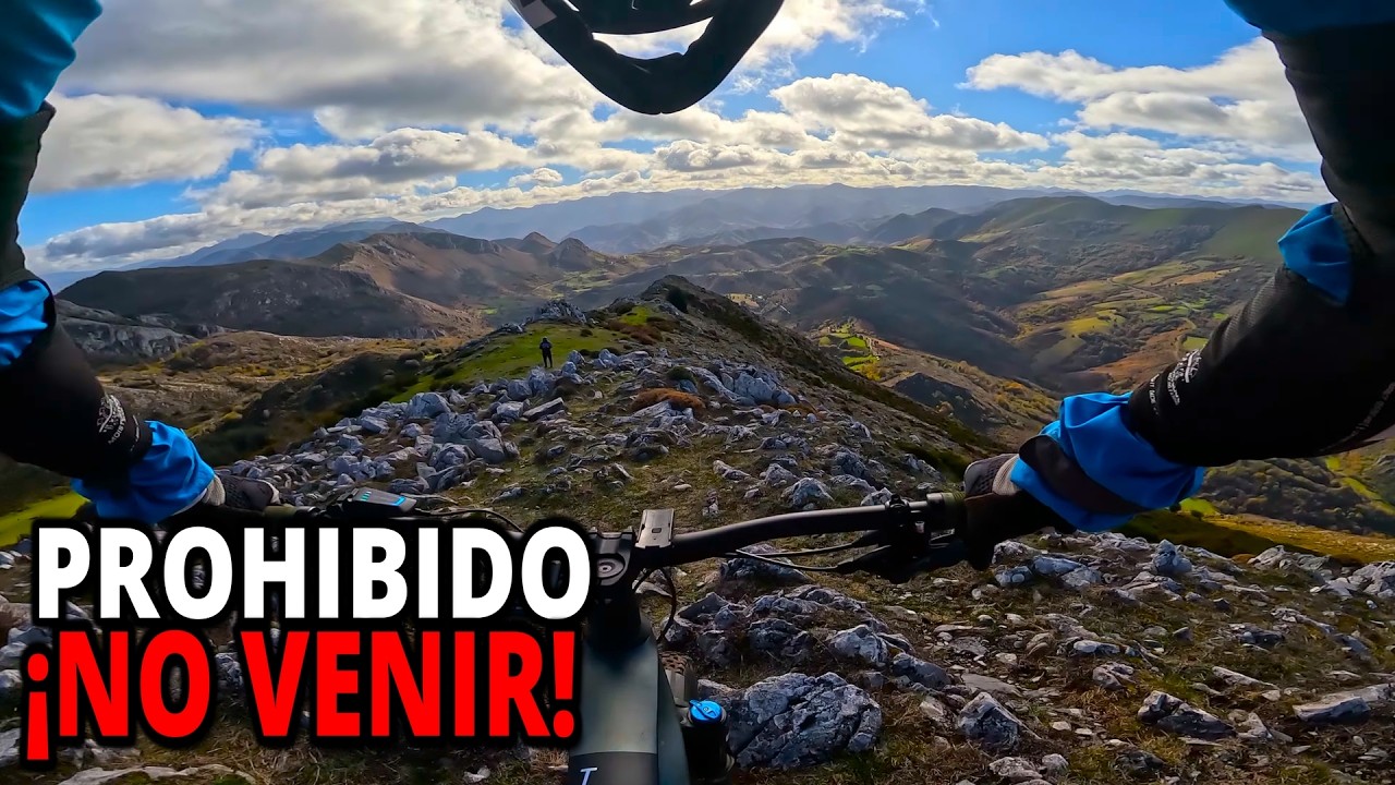 ENDURO MTB en los PUERTOS de MARABIO (Asturias) | Descenso del pico CALDOVEIRO y braña de VALMUERTO