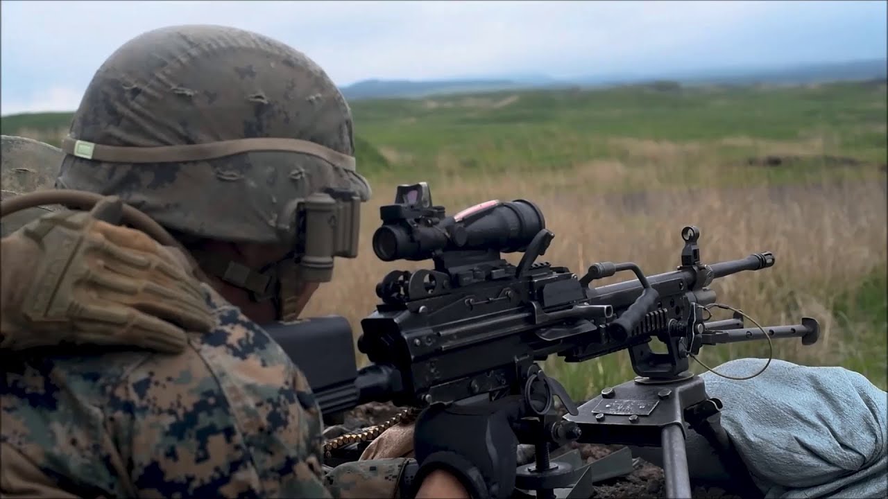 Marines Conduct M249 Machine Gun Range During Eagle Wrath 22