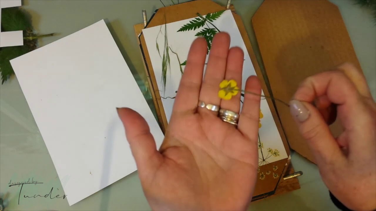 How to laminate pressed flowers at home (show and tell)