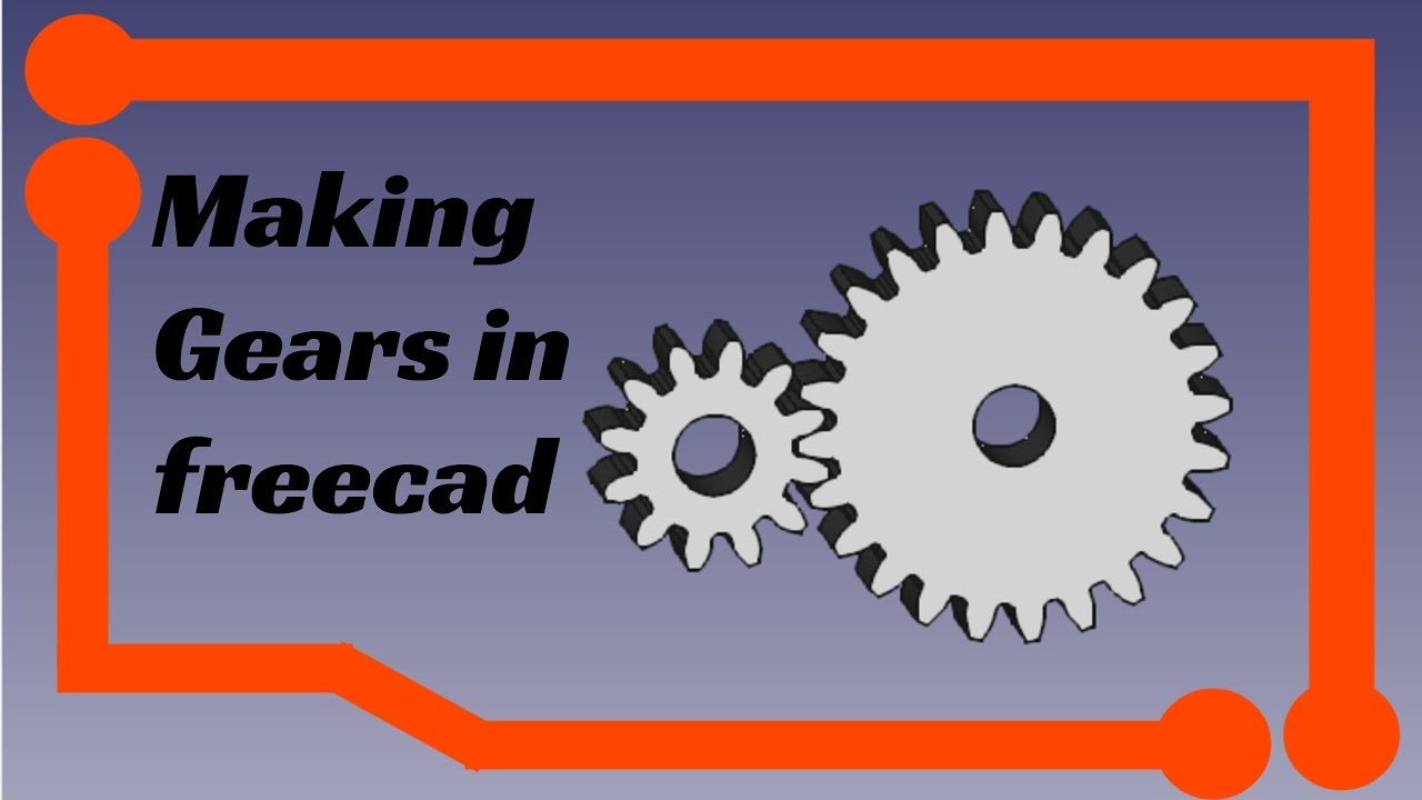 How to make gears in Freecad