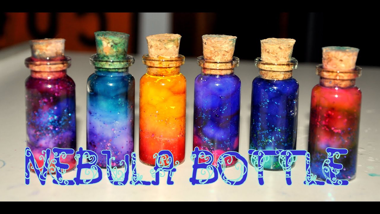 DIY: Galáxia engarrafada / Nebula Bottle ~ Faça você mesmo ~