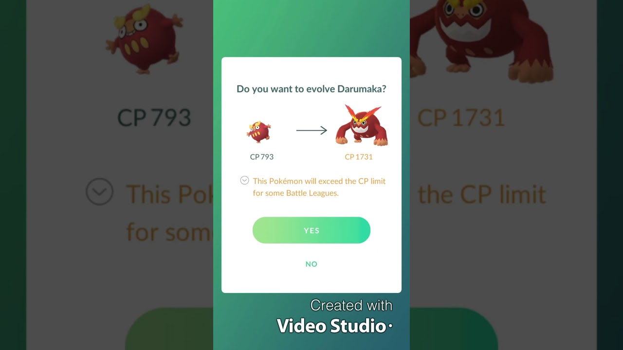 Evolution Spree! Pok&eacute;mon Go, Darmantian, Jellicent, wheezing and more