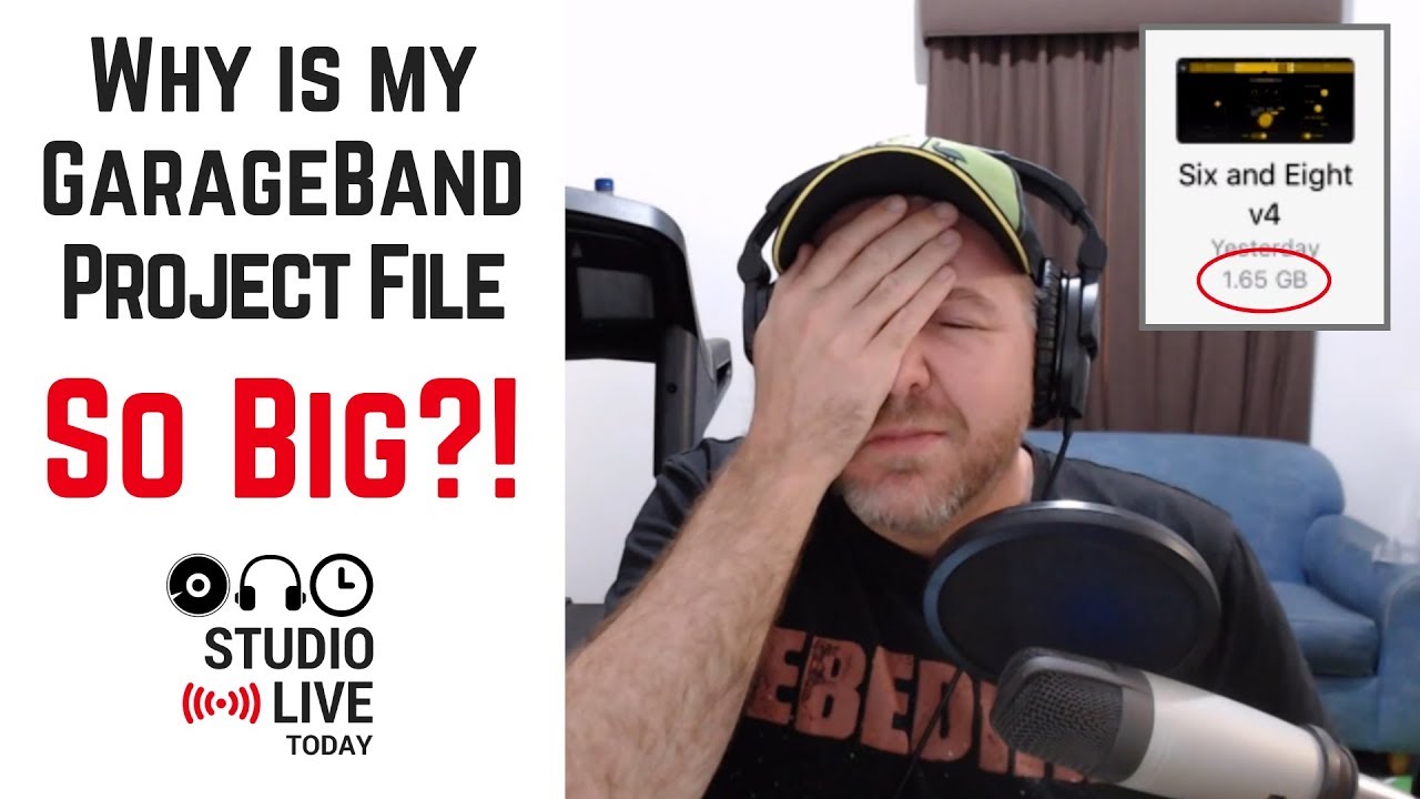 Why is my GarageBand iOS project file so big?