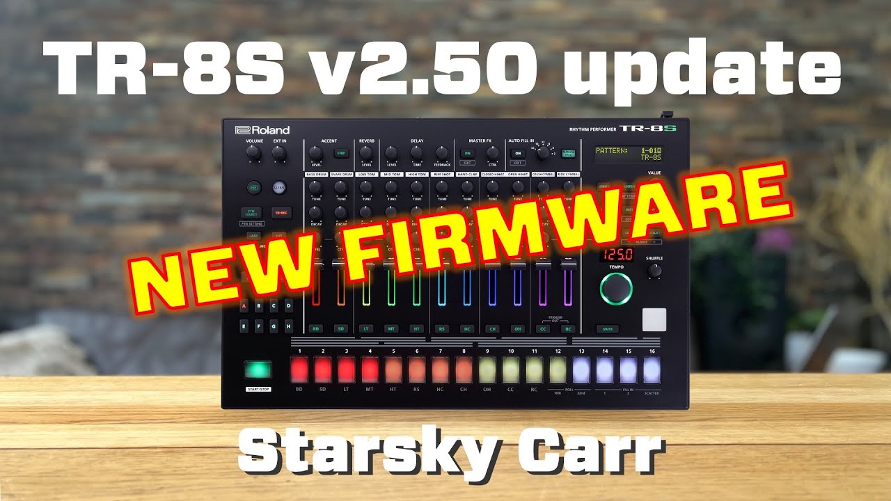 *NEW* TR-8S v2.50 Firmware Update