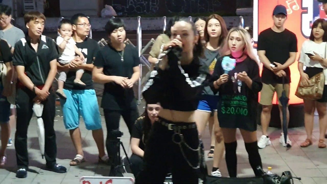 레드스파크(RED SPARK)-알리나(Alina)/ 부작용(Side Effects)-스트레이키즈(Stray Kids) 20190724 홍대버스킹(HongDae Busking)