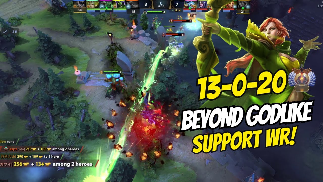 Support KS God: 13-0-20 Windranger Steals Every Kill for MVP Glory! | Dota 2 Immortal Pos 5