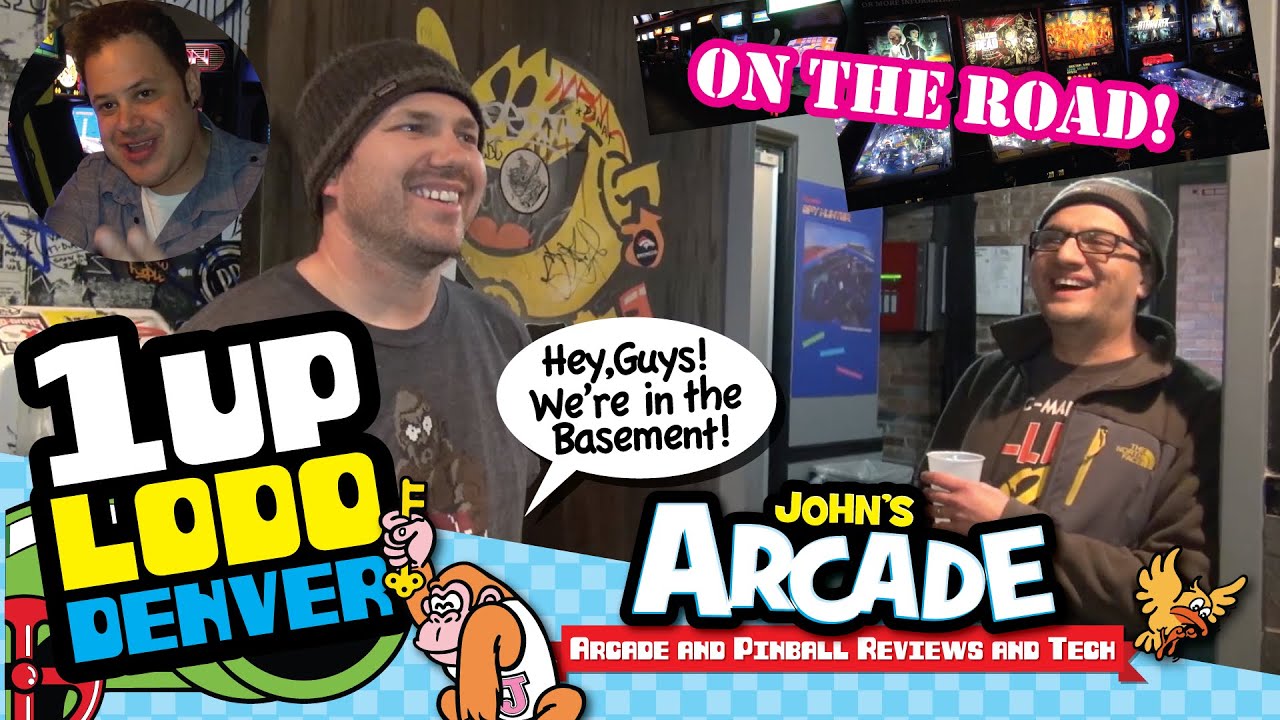 1UP Bar Arcade All Access Tour - Denver, CO - LODO - Classic arcade and pinball games galore!