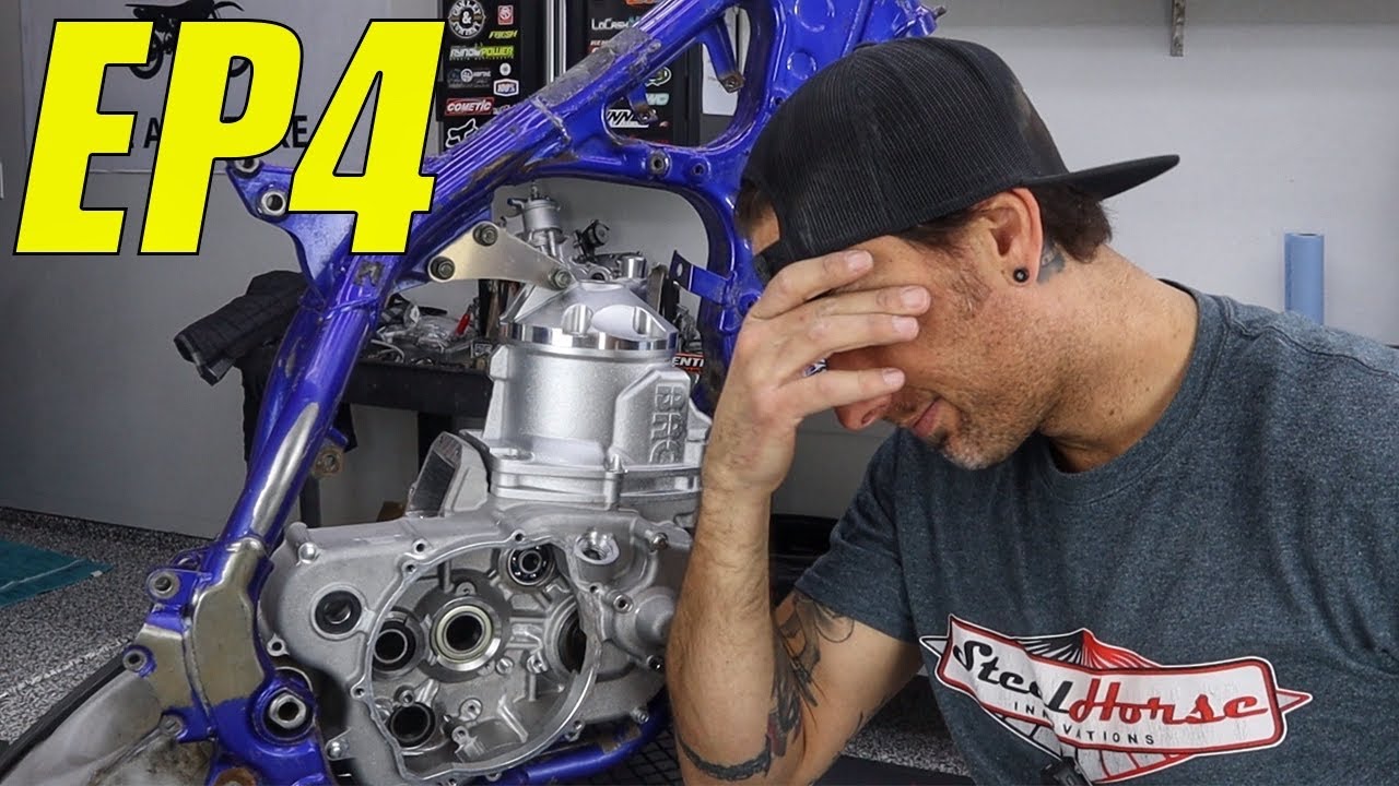 The YZ500 Engine Doesn't Fit 😱 BRC Racing YZM500 | Steel Frame Yamaha Two Stroke Dirt Bike Build