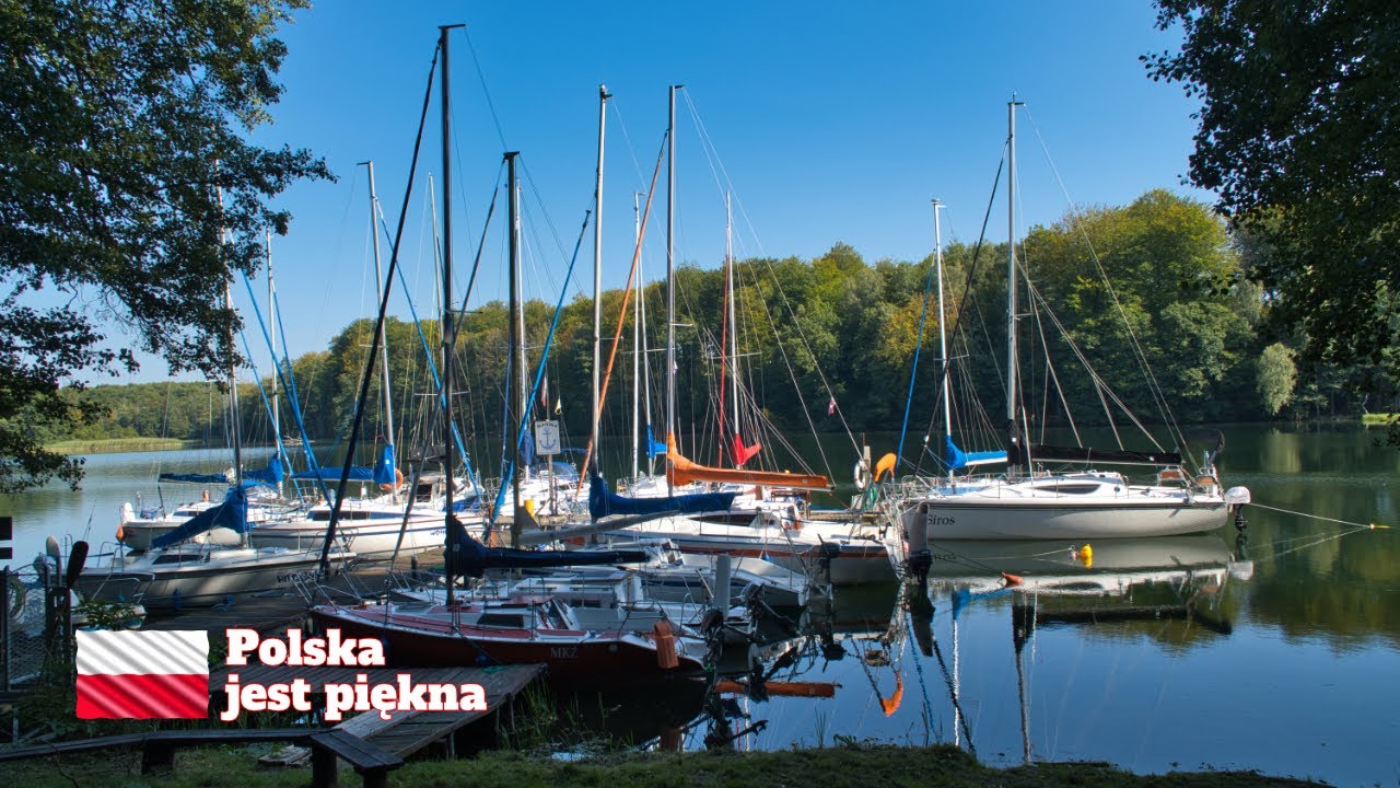 Polska jest piękna. Pojezierze drawskie i camping Wajk. Cudowne miejsce otoczone wodą i zielenią