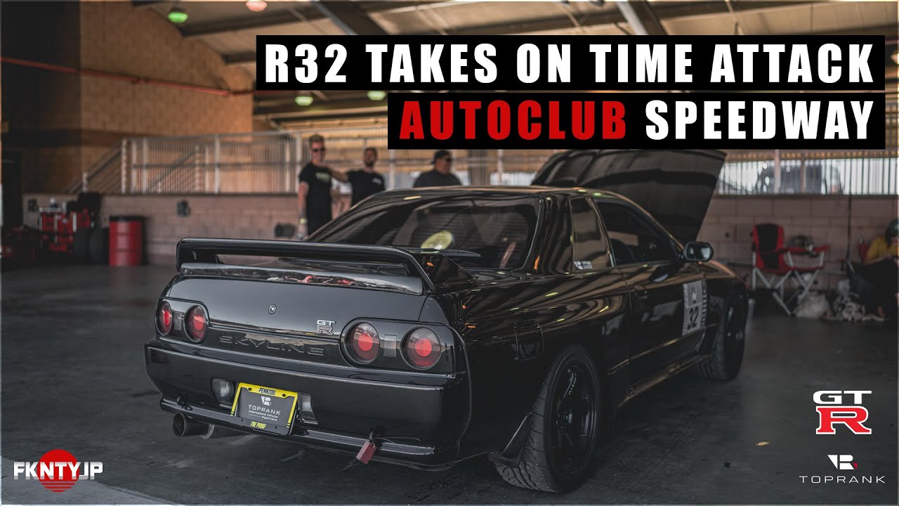 The R32 GTR races against TIME ATTACK!