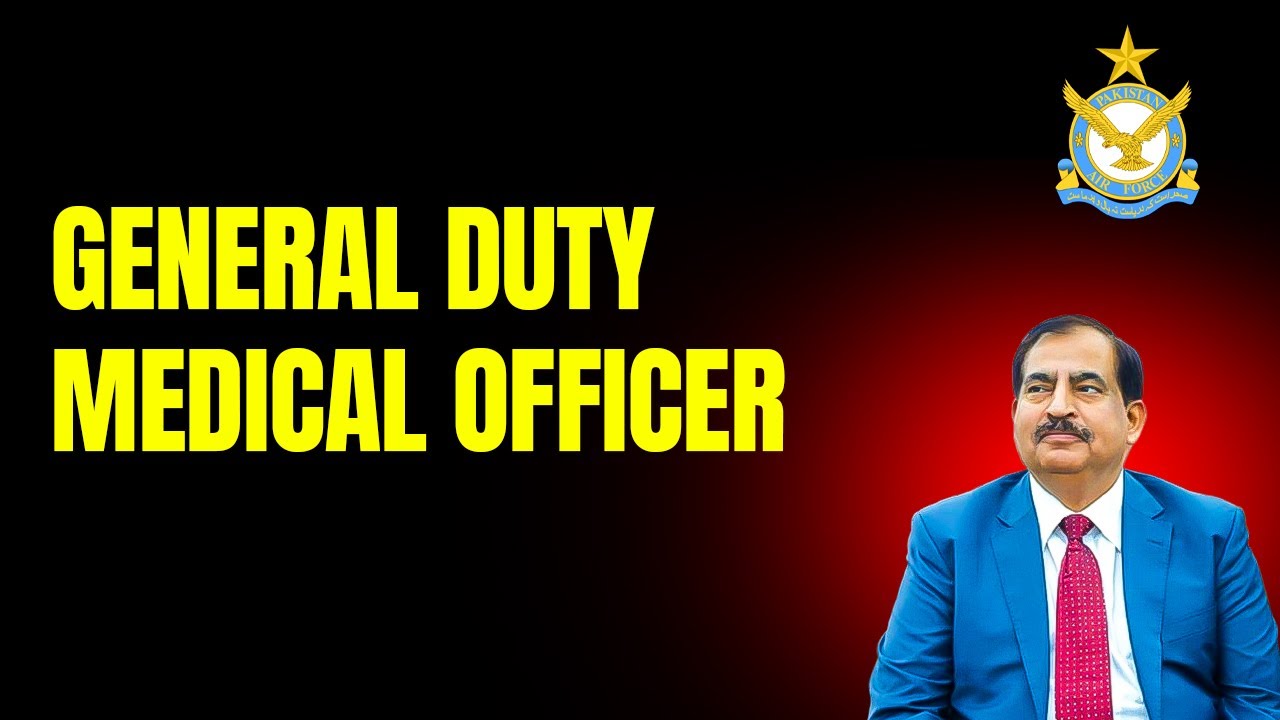 How to join Pak Airforce As GDMO | General Duty Medical Officer