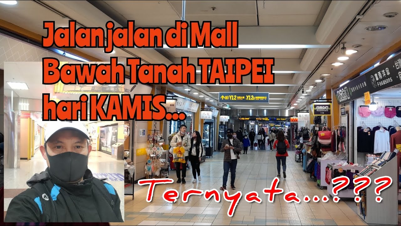TAIPEI CITY MALL || MALL BAWAH TANAH DI TMS || TAIPEI-TAIWAN