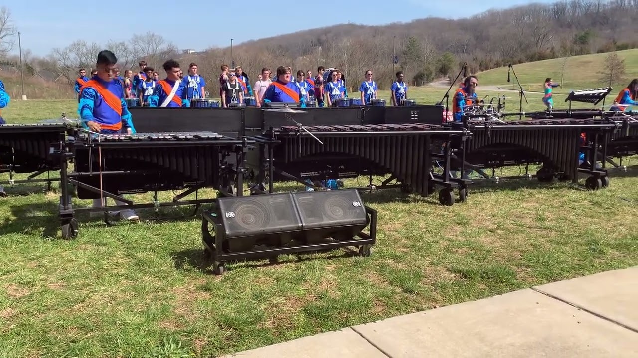 Audio Theater in the lot at WGI Knoxville Regional - Full Ensemble