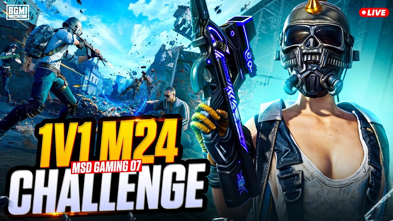 MSD GAMING 07  is live BGMI TDM 💥 M24 🔥 #M24 #live #bgmi #tdm