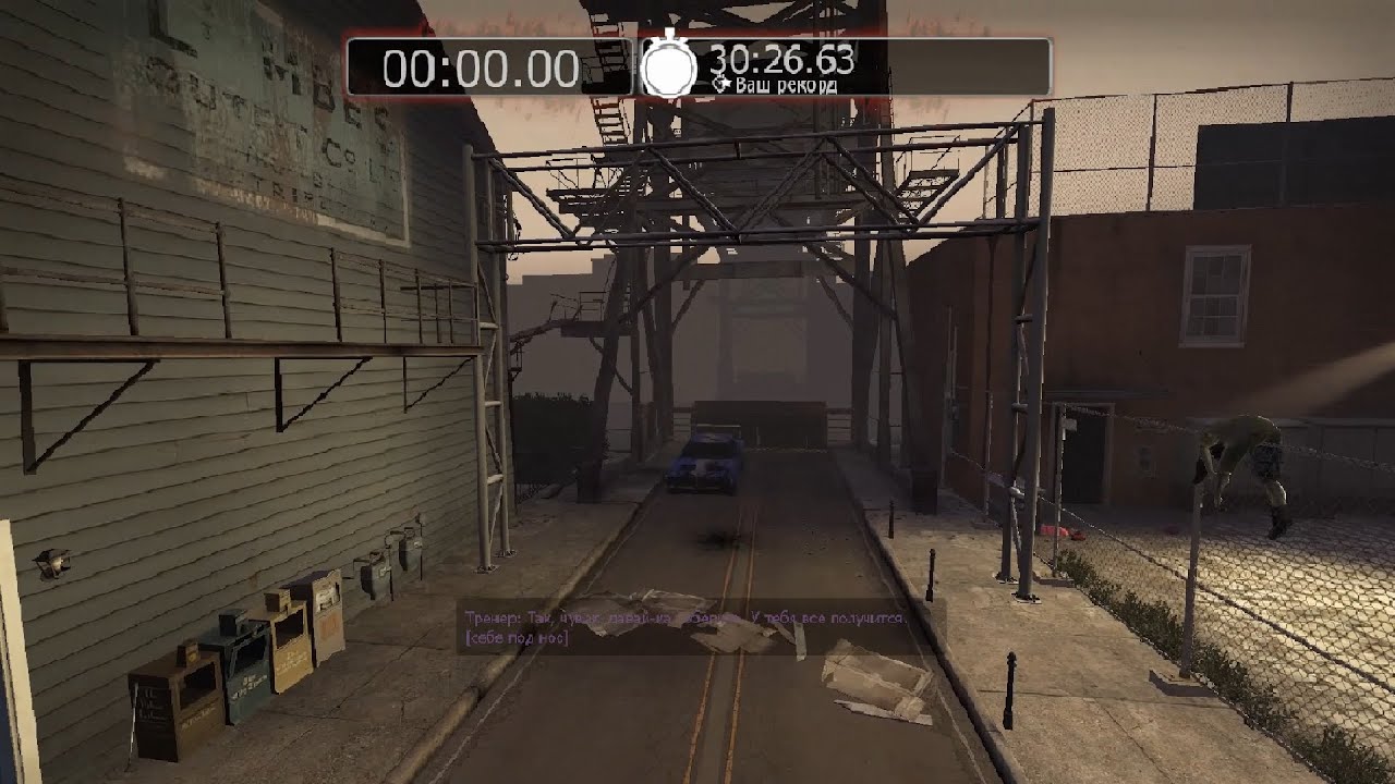 Left 4 Dead 2 - The Passing The Port - Survival out of map glitch & Completing the map