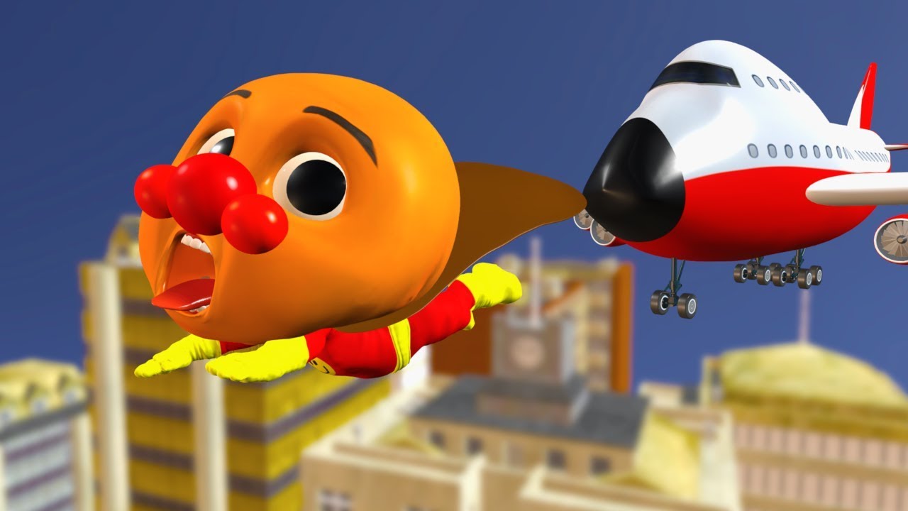 赤ちゃんアンパンマンがうまく飛べない