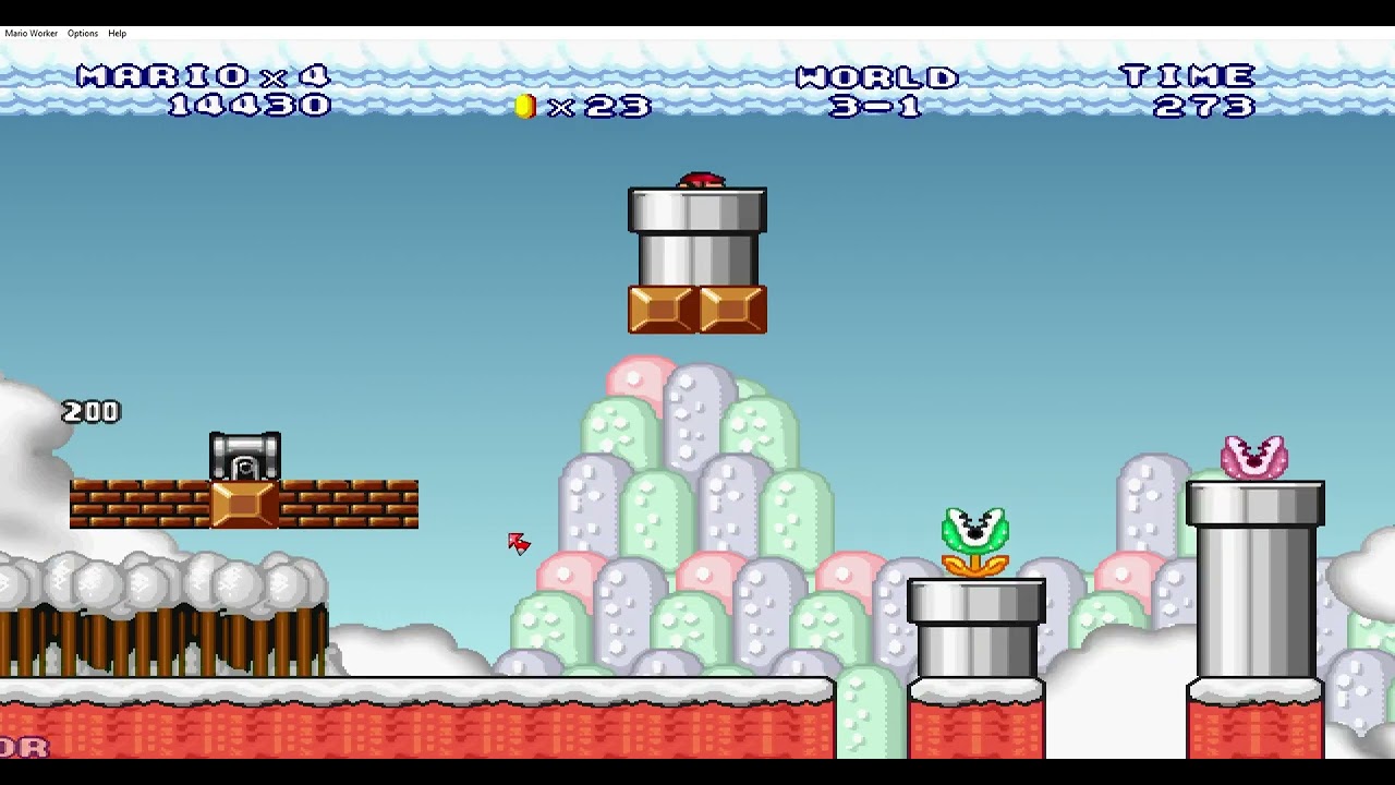 MARIO WORKER REMAKE SNOW LEVEL