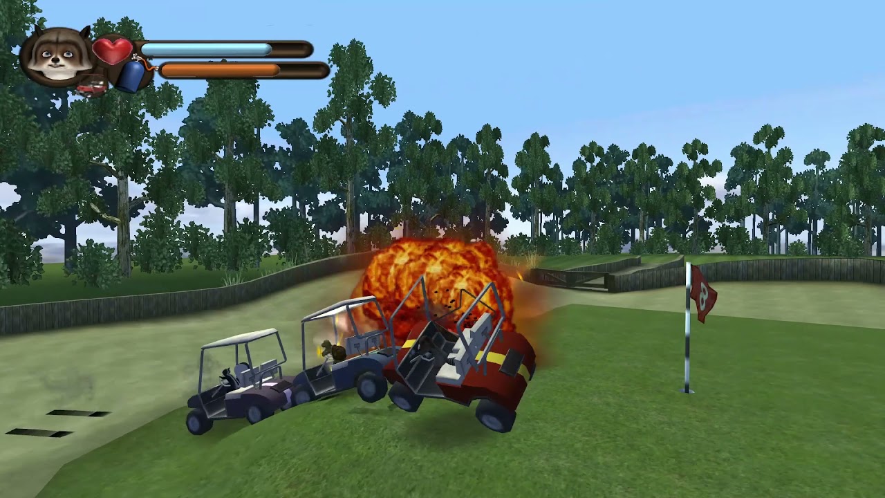 Over The Hedge (BumperCarts)-Minigame