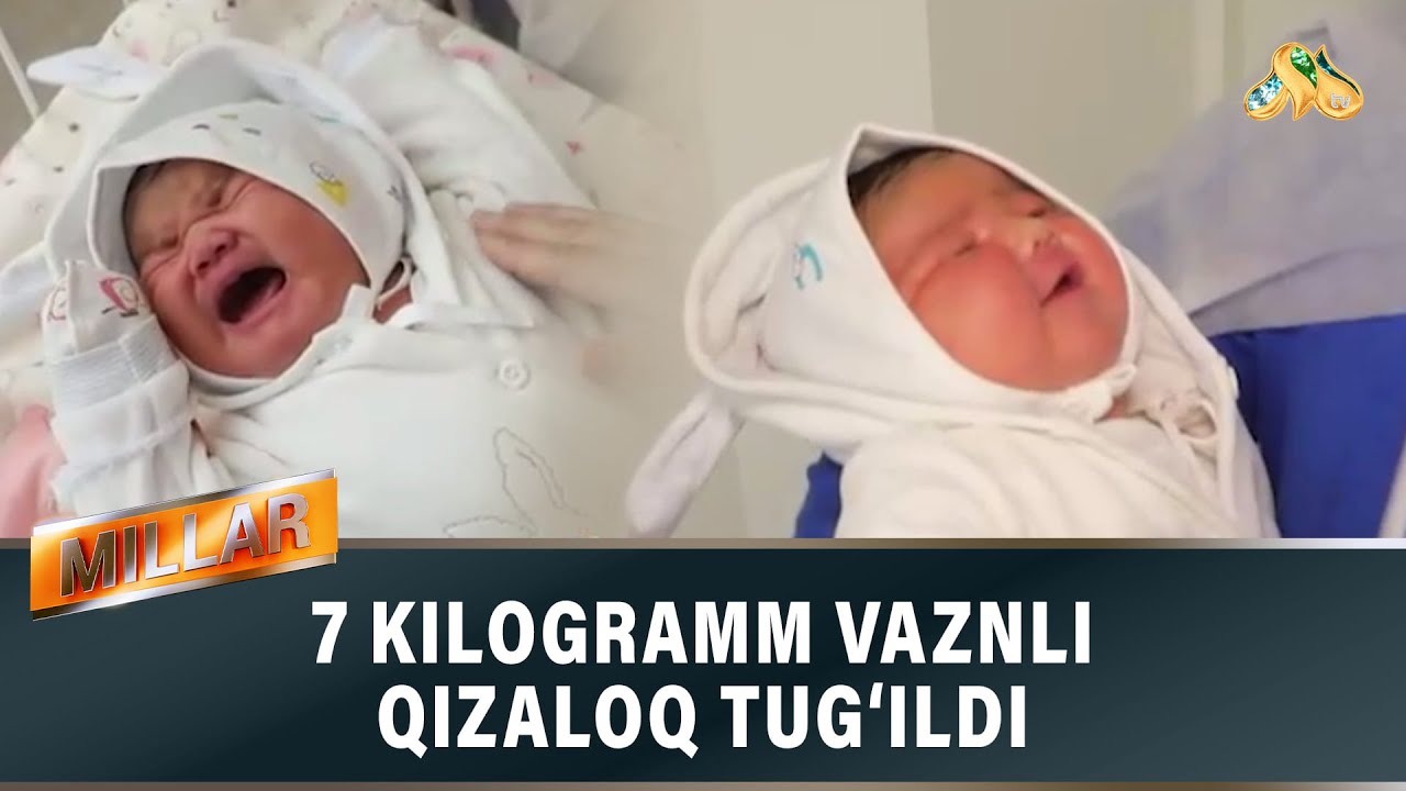 7 kilogramm vaznli qizaloq tug'ildi   