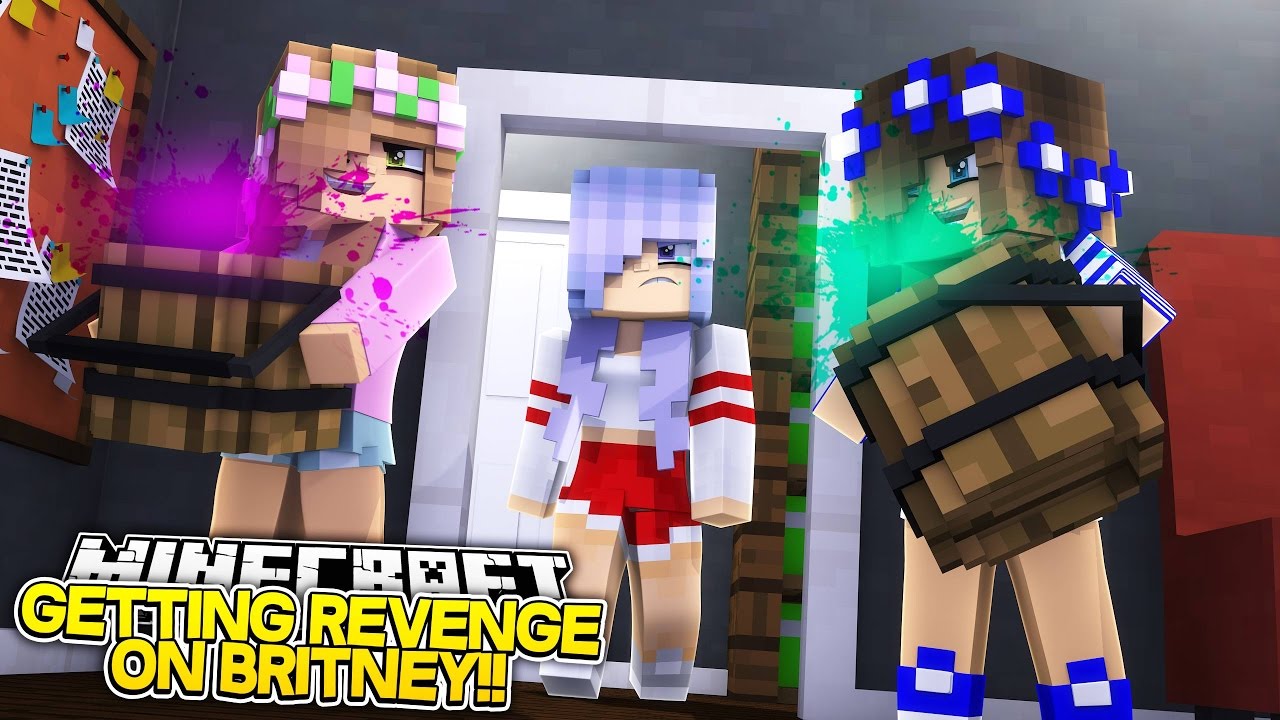 GETTING MY REVENGE ON BRITNEY!! w/Little Carly and Little Kelly (Minecraft Roleplay)