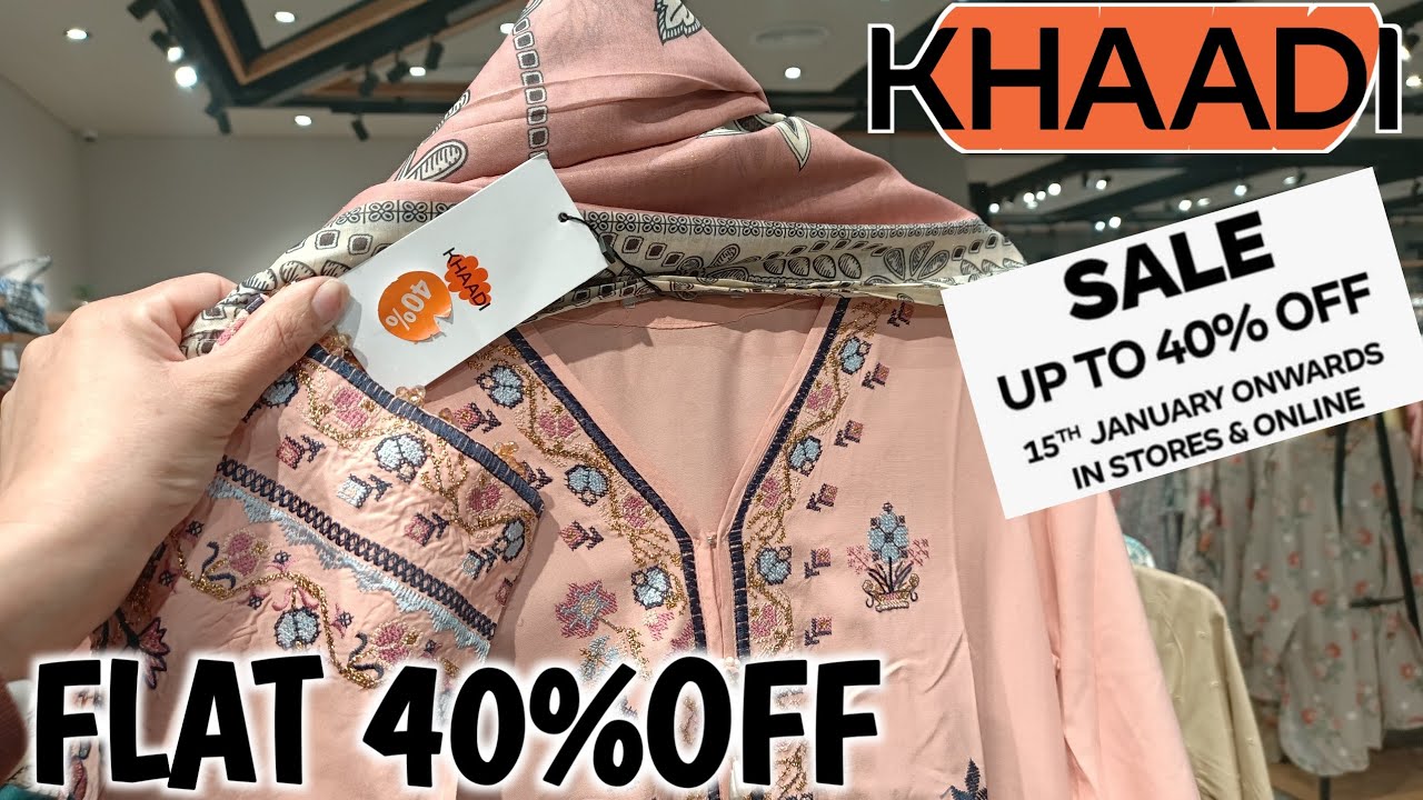 Khaadi Bid Winter Sale Flat 40% Off🔥Khaadi Winter Sale 15 Jan 2026 Start ❣️3pc 4500😍