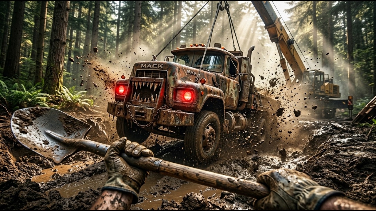 We Dug Up an Abandoned Mack Truck from Cars… Full 4K ASMR Restoration!