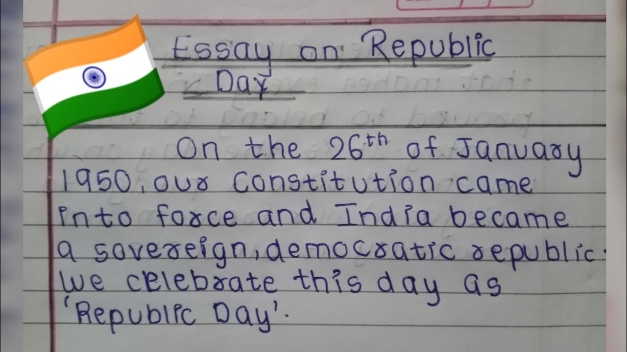 Essay on Republic Day | essay republic day | republic day essay |