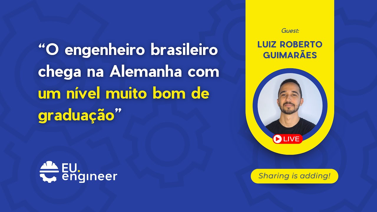 🎓 Como fazer mestrado na Alemanha? com Eng Luiz Roberto Guimar&atilde;es  🇩🇪🇳🇱