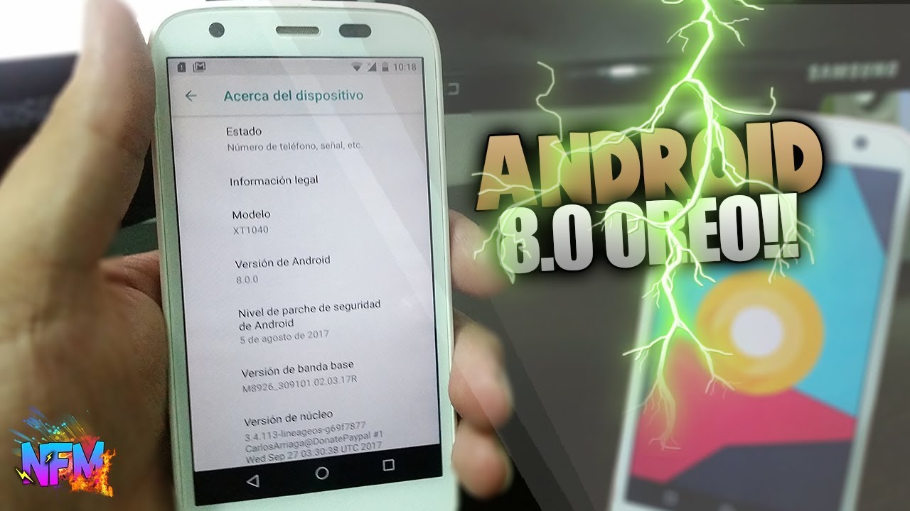 android 8.0 oreo para CUALQUIER MOTOROLA (g1,g2 ,g3, g4,g5, plus, play , E, E2)2017 ACTUALIZACION