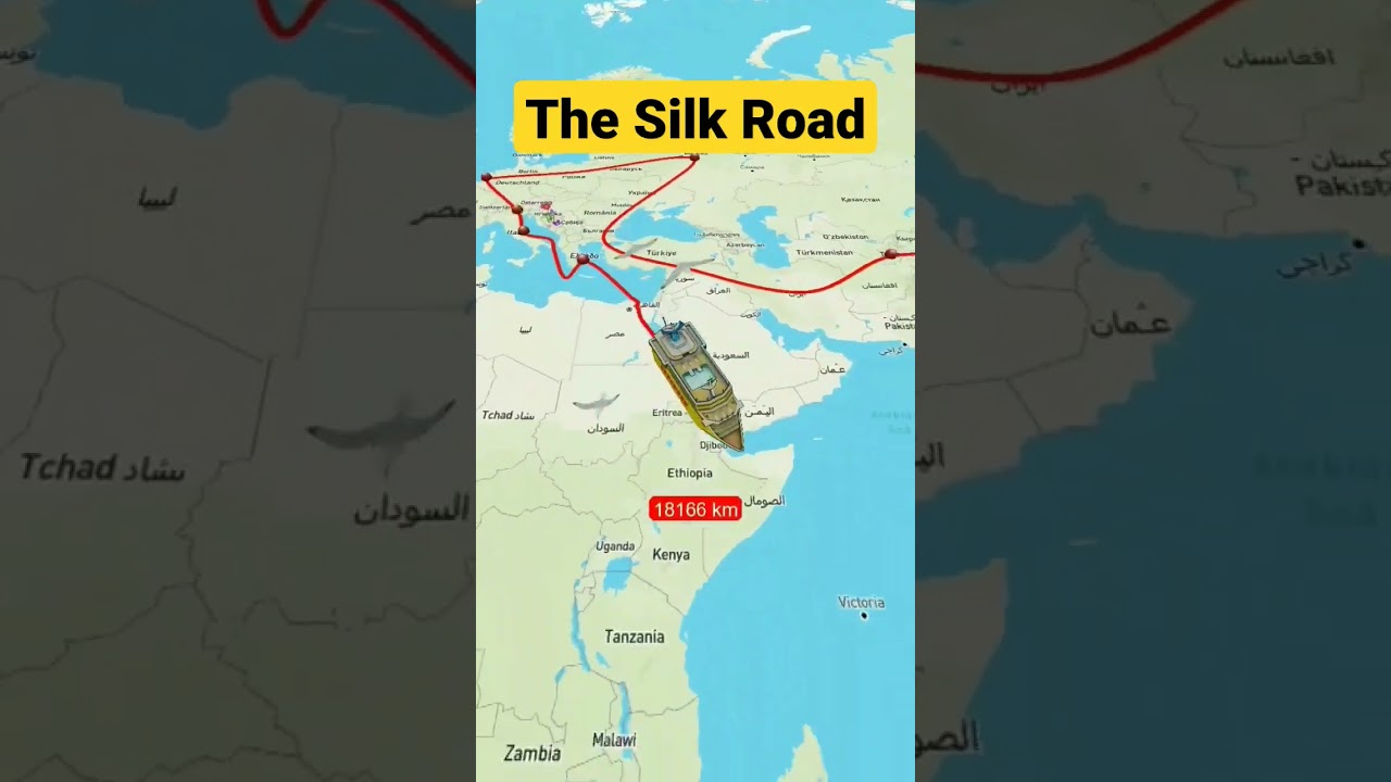Silk Road #route #road #merchants #sea #ship #shorts #world #silk #geography #bri