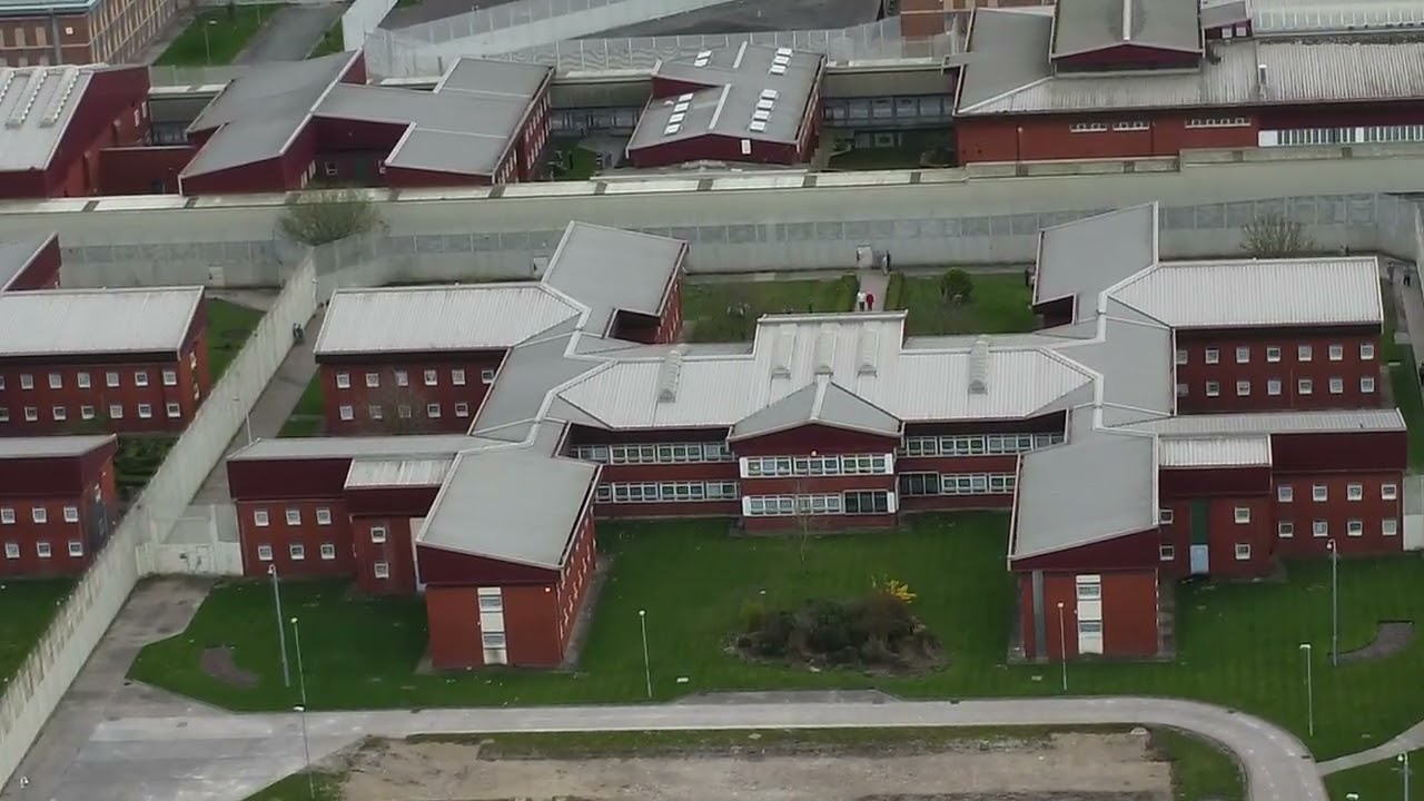 Hmp Wymott and Hmp Garth drone flyover footage