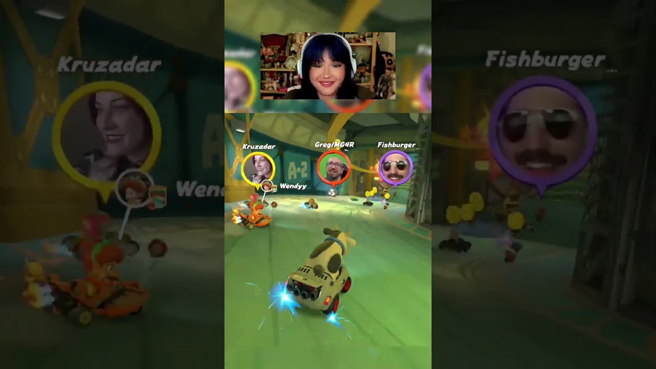 Cameras on Mario Kart World are HILARIOUS  #mariokartworld #gaming #nintendo #nintendoswitch2