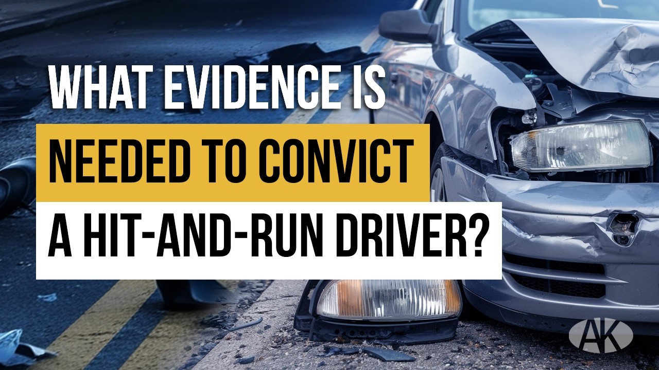 What Evidence Is Needed To Convict A Hit and Run Driver? | Arash Law Vlog